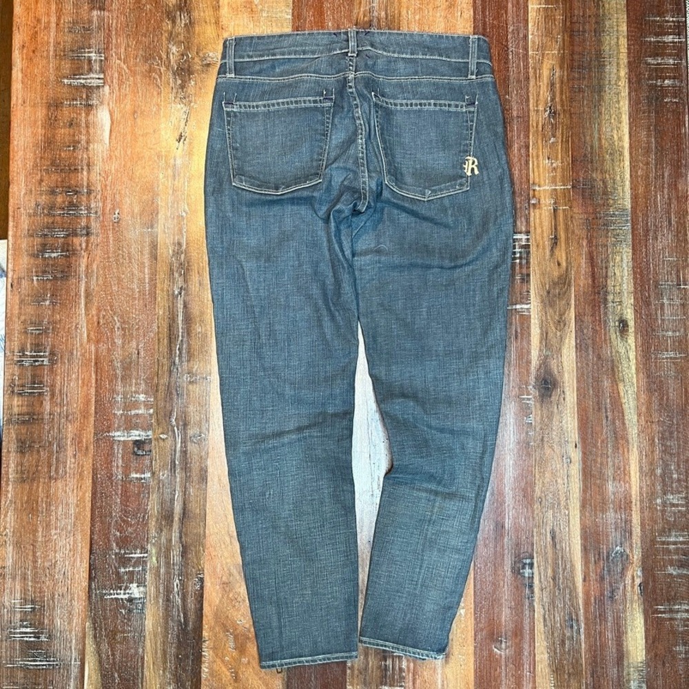 Rich & Skinny Jeans - Women's Size 29 - Zip Ankle - Low/Mid-Rise‎ - Y2K McBling - Picture 6 of 12